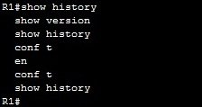 show history command